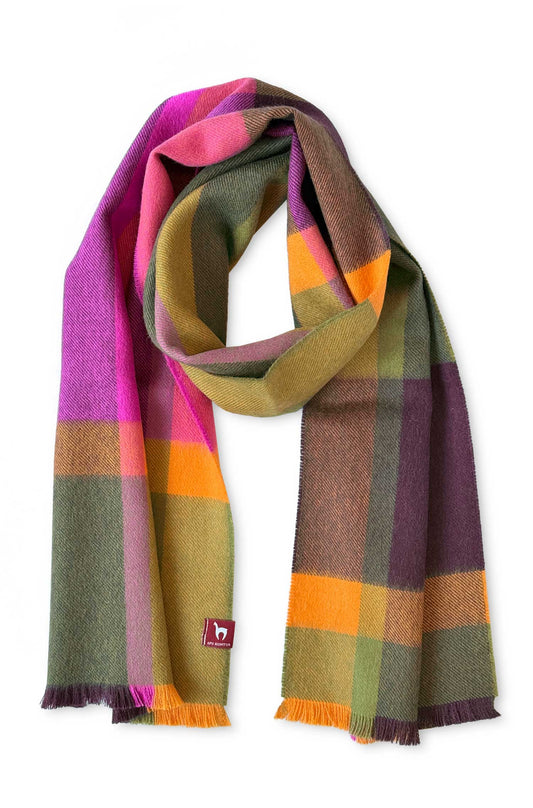 Alpaka Webschal BABY CUADRO DOS