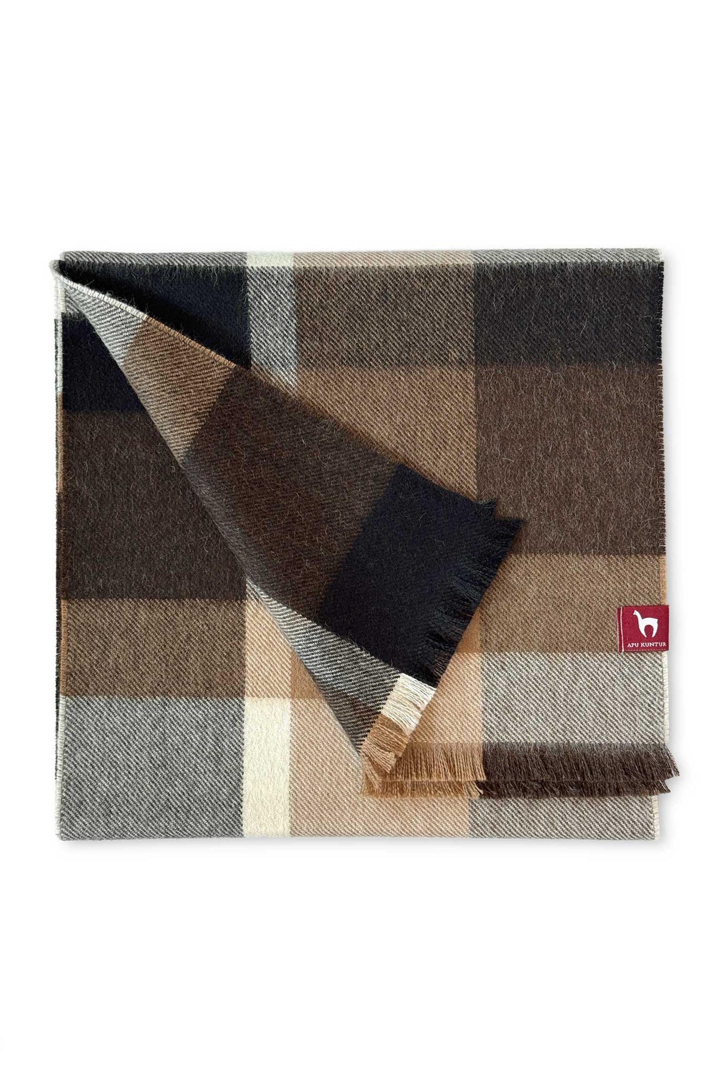 Alpaka Webschal BABY CUADRO UNO